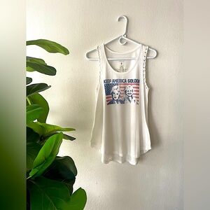 The Golden Girls ABC Studios White Tank Top Women’s Size Small